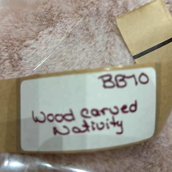 Vintage Creche Nativity with wooden characters - 12 pieces - Picture 6 of 6